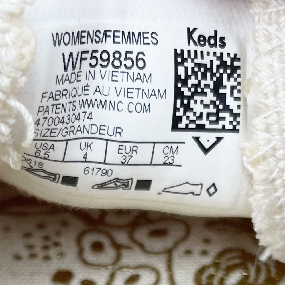 Keds X Rifle Paper Co Slip On Floral Sneaker 6.5 - Picture 9 of 9